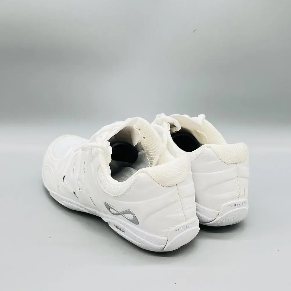 Nfinity Shoes Women 8 White Halo Defiance Cheerleading Athletic Sneakers Comfort